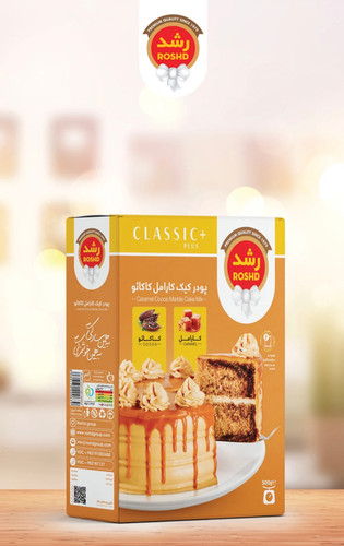 پودر کیک کارامل کاکائو رشد